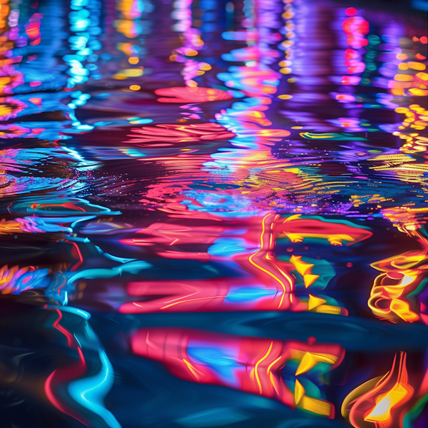 Psychedelic Water Reflections