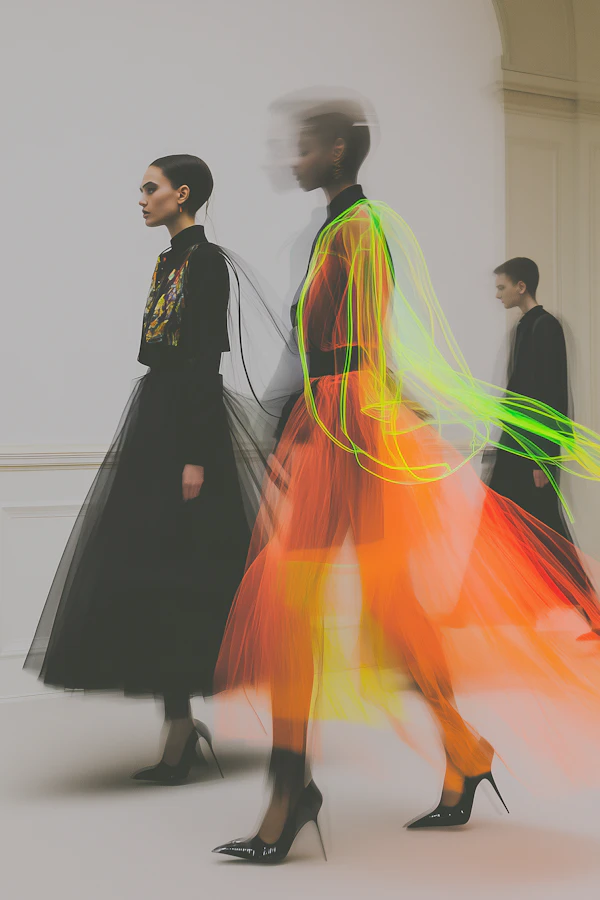 Elegant Fashion Walk