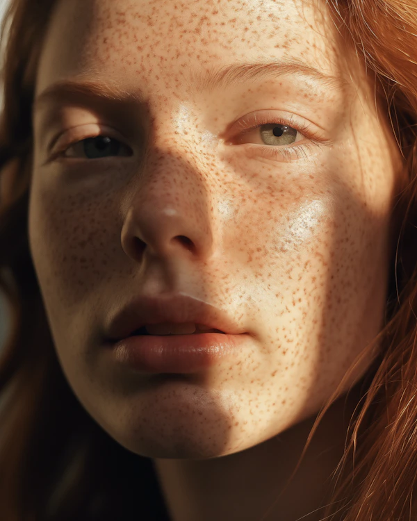Freckled Portrait