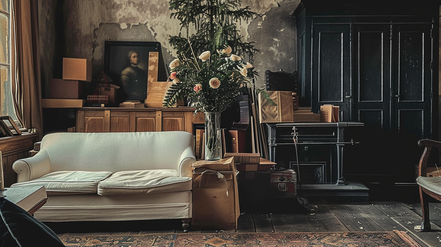 Vintage Room with Antiques