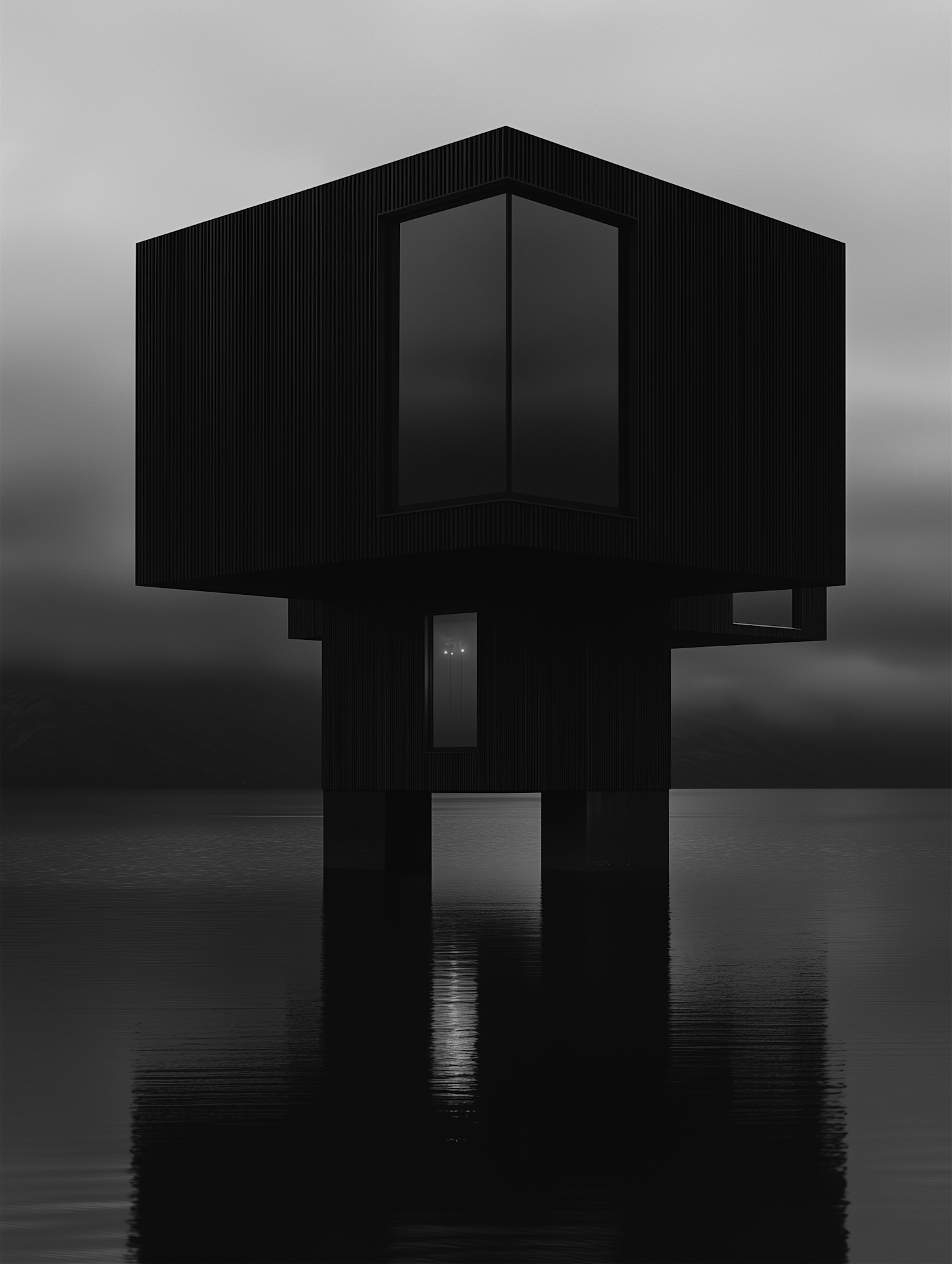 Modern Minimalist Structure on Stilts