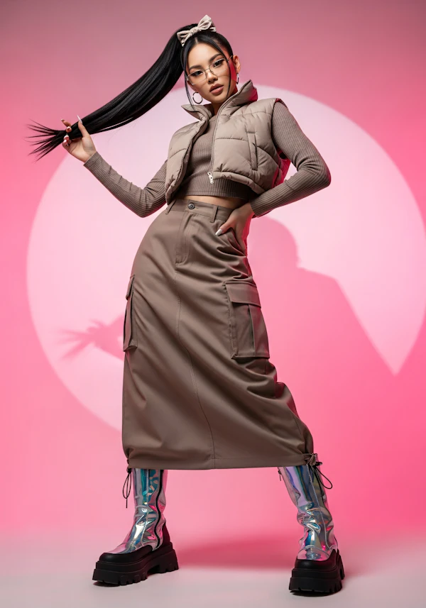 Stylish Fashion Pose