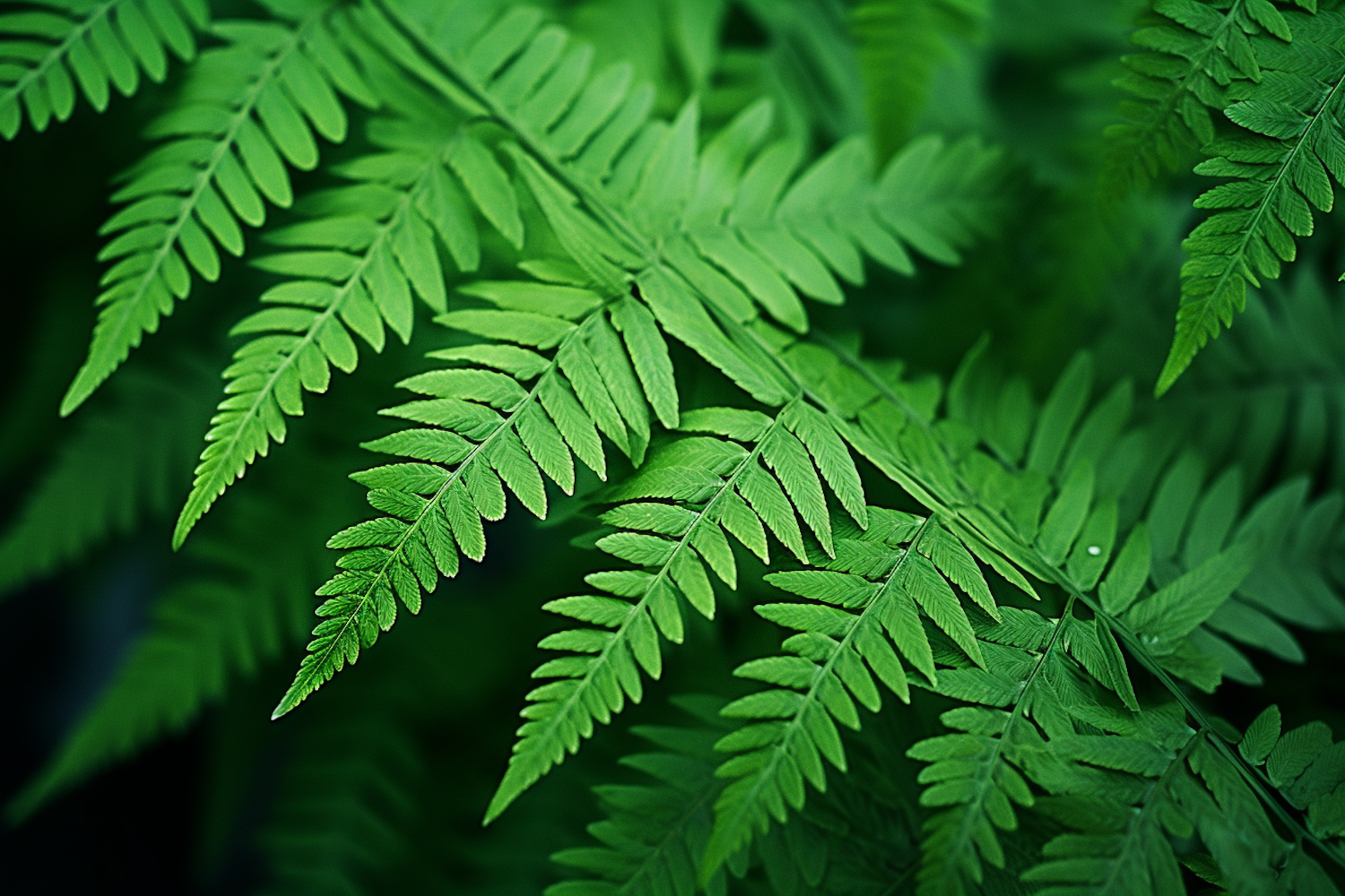 Verdant Frondescence: The Symmetrical Artistry of a Fern