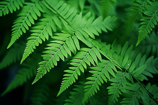 Verdant Frondescence: The Symmetrical Artistry of a Fern