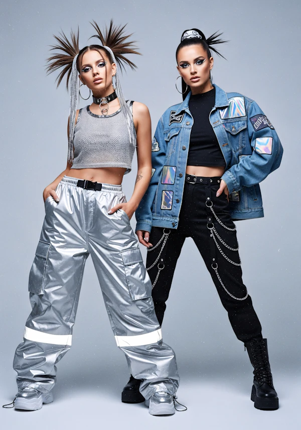 Futuristic Duo Portrait