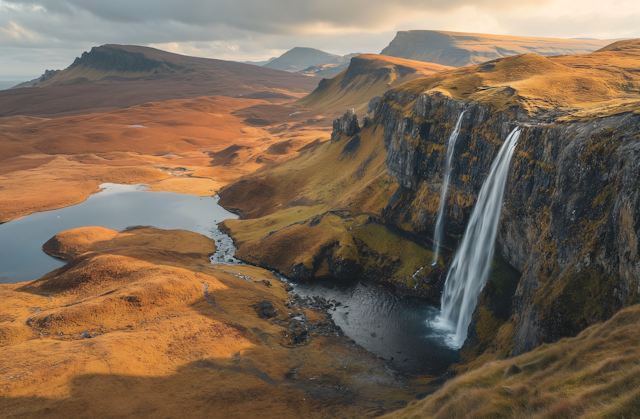 Golden Cascade Falls