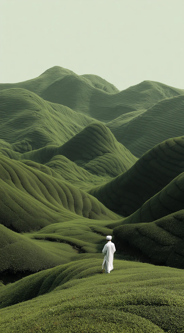 Tranquil Hillside Scene