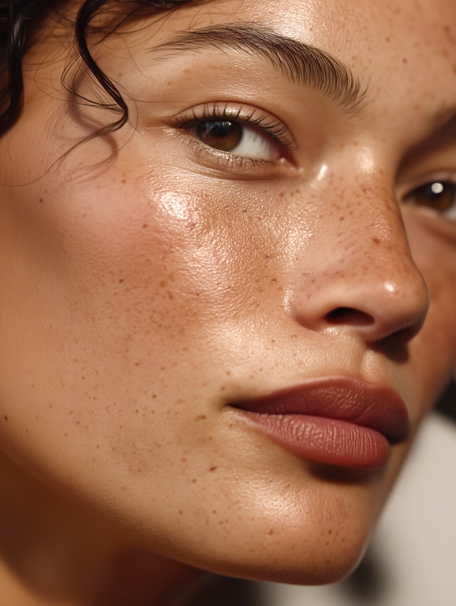 Close-Up Face Portrait