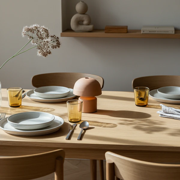 Minimalist Dining Setup