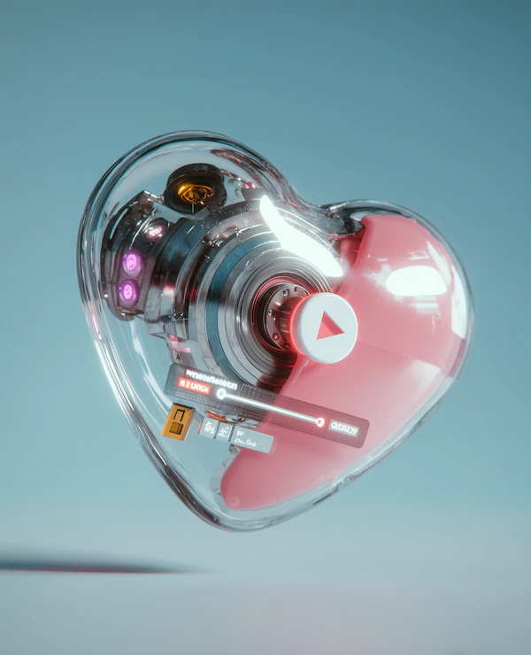Futuristic Heart Design