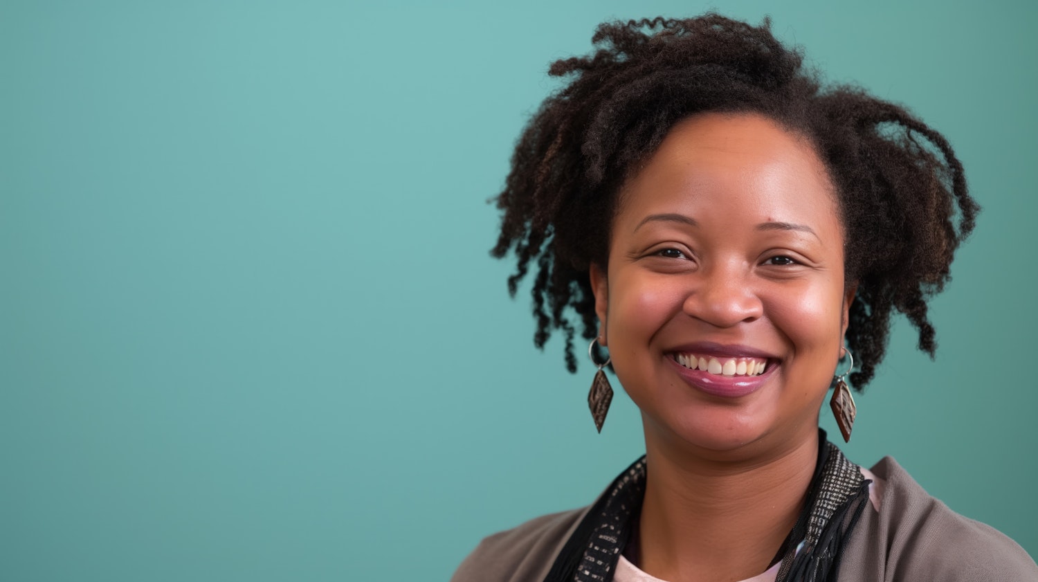 Portrait of a Smiling Woman