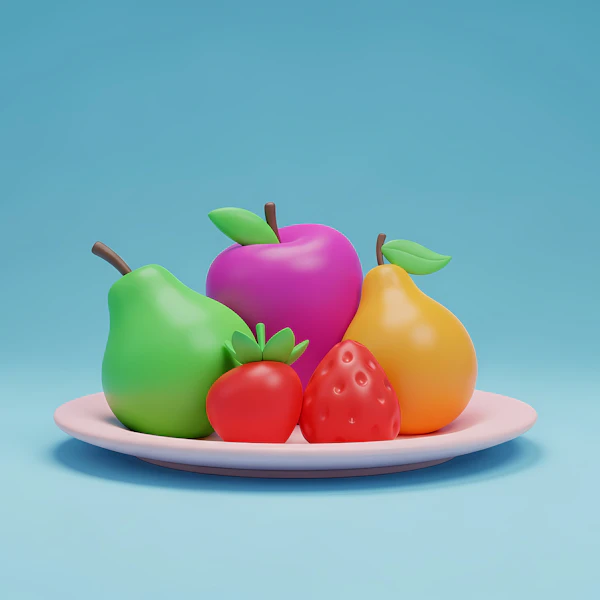 Colorful Fruit Illustration
