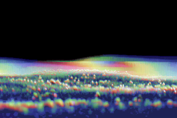 Vibrant Abstract Landscape