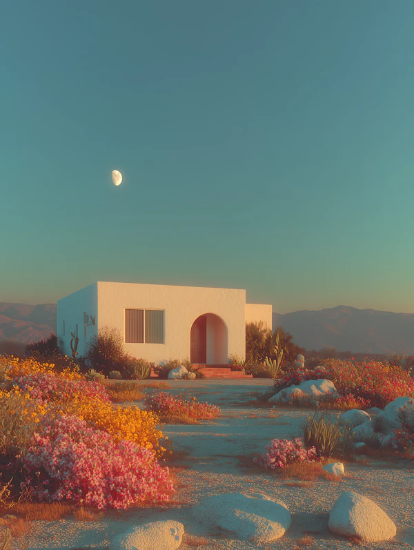 Desert Serenity Scene