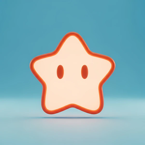 Cute 3D Star Render