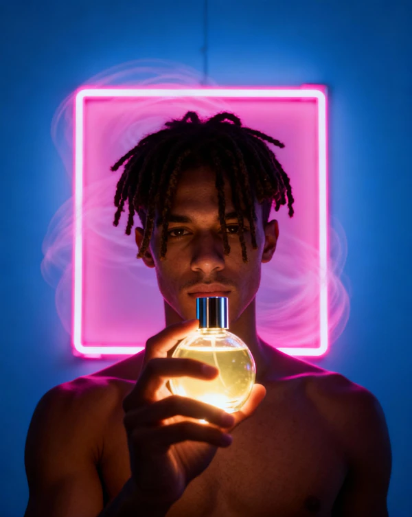 Neon Glow Portrait
