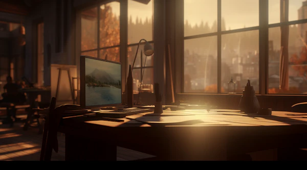 Autumn Afternoon Study Sanctuary