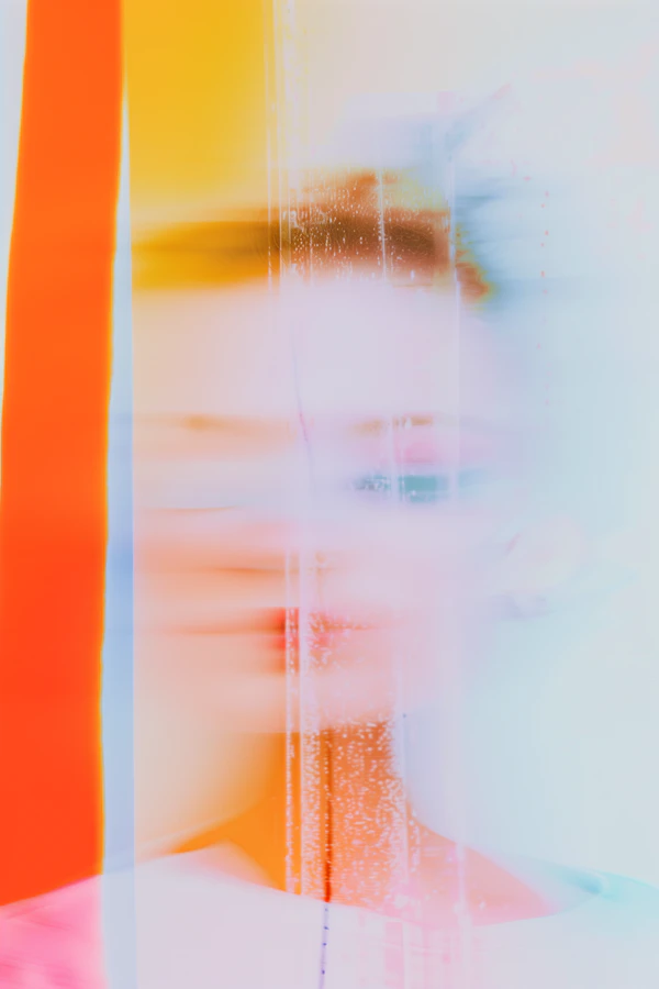 Abstract Ethereal Face
