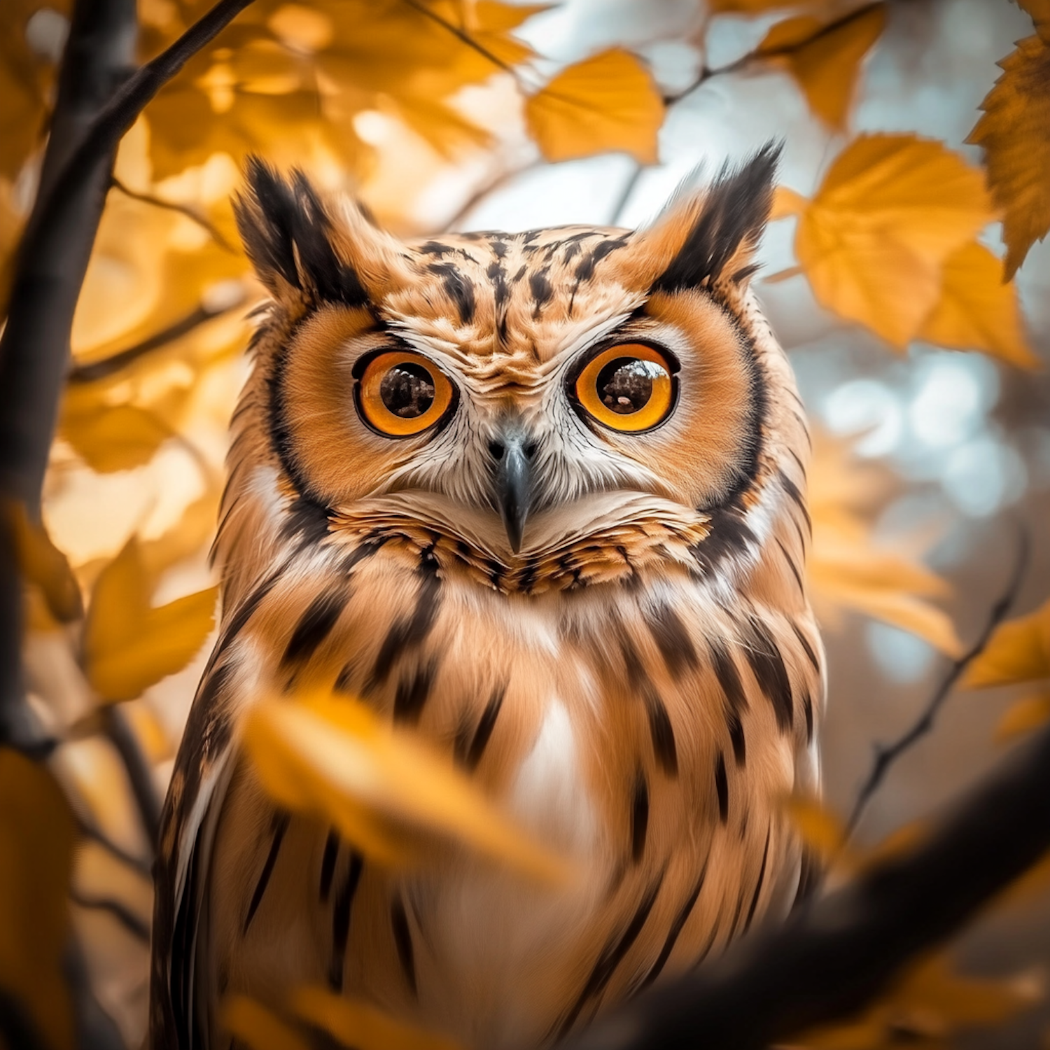 Owl in Autumn