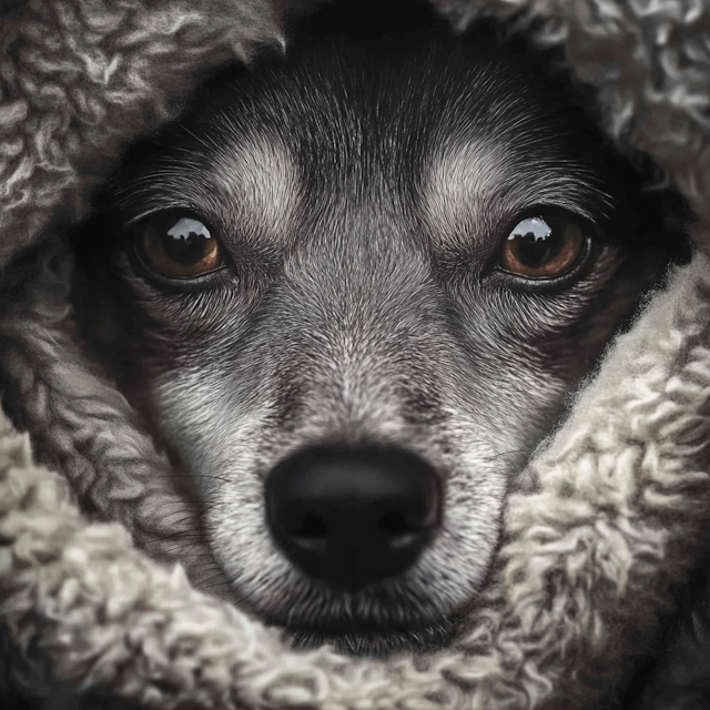 Cozy Dog Close-Up