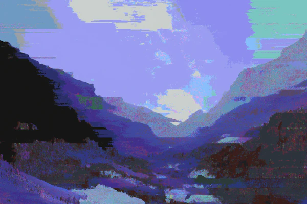 Abstract Mountain Valley
