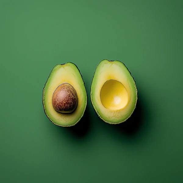 Halved Avocado Art
