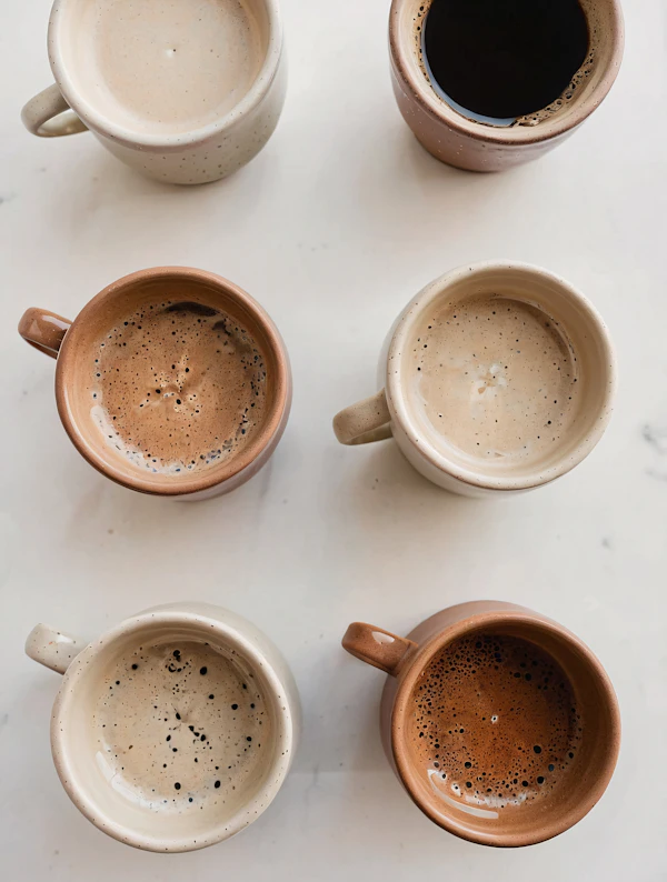 Coffee Mug Grid Display