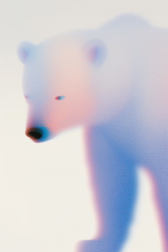 Dreamy Pastel Bear