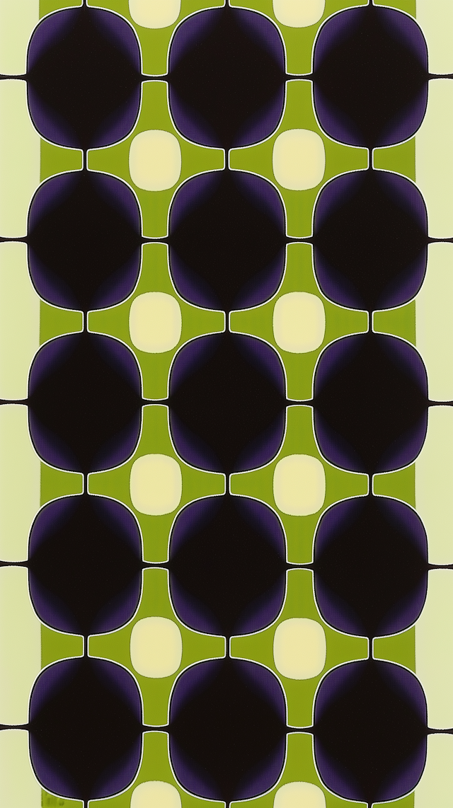 Geometric Pattern with Circles and Squares