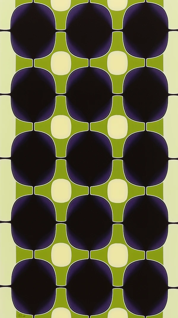 Geometric Pattern with Circles and Squares