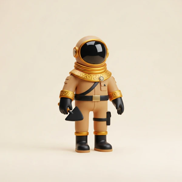 Stylized Astronaut Design