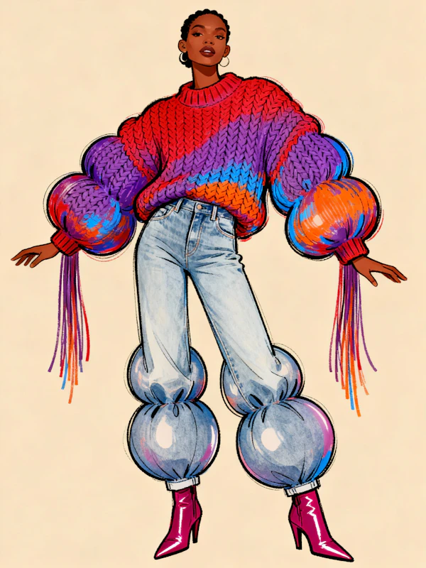 Avant-Garde Fashion Look