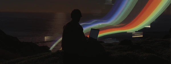 Digital Serenity Scene