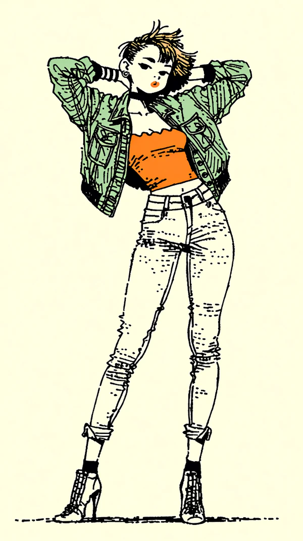 Stylized Fashion Pose