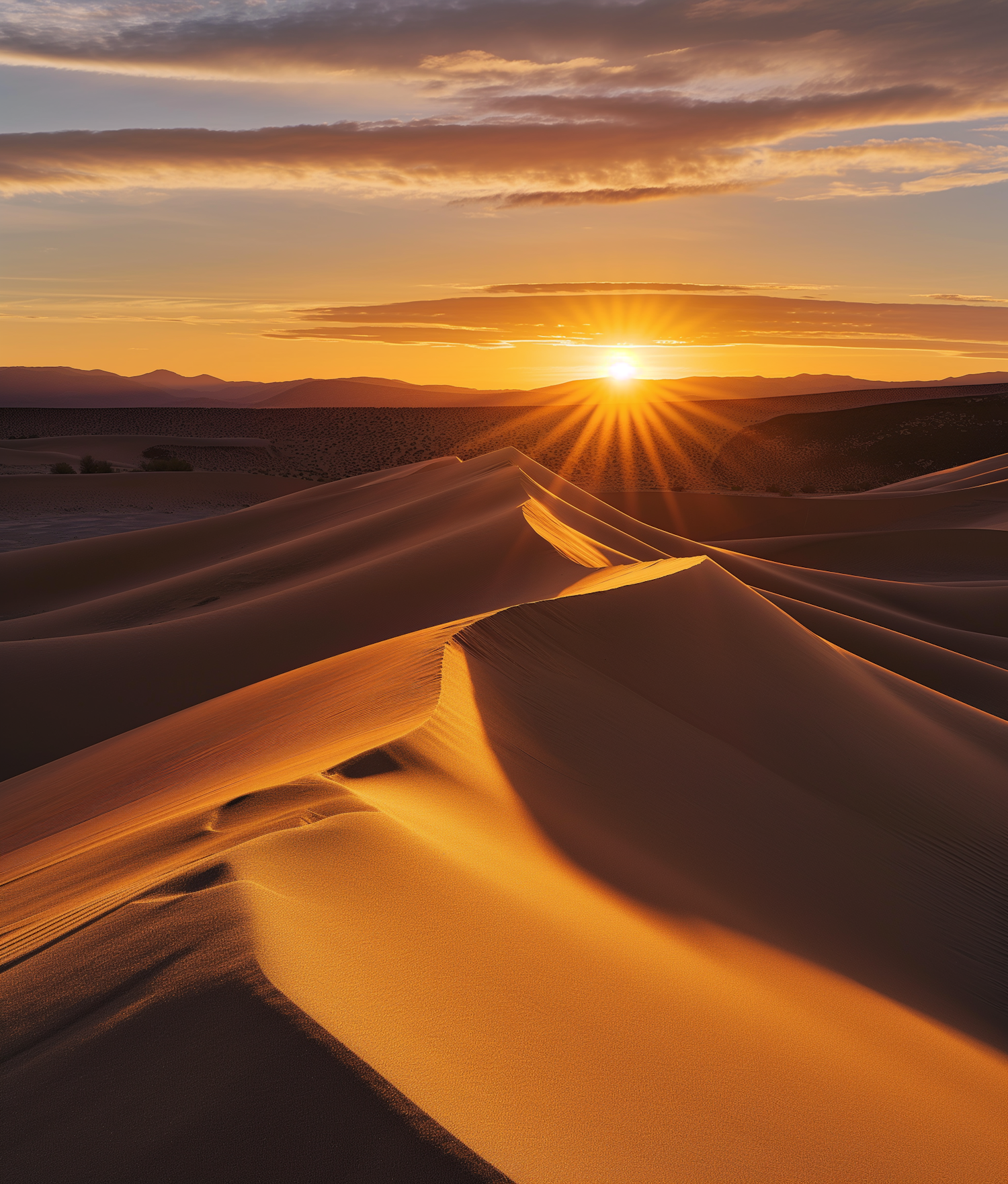 Serene Desert Sunset