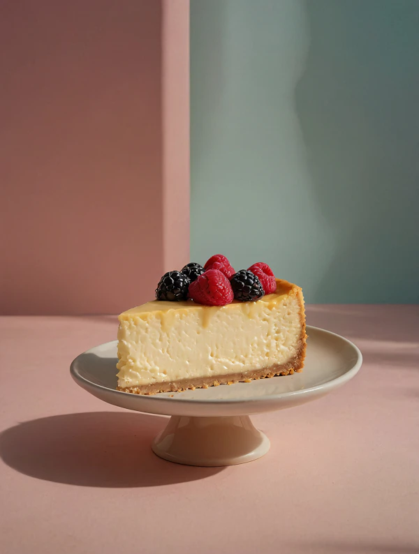 Elegant Cheesecake Slice
