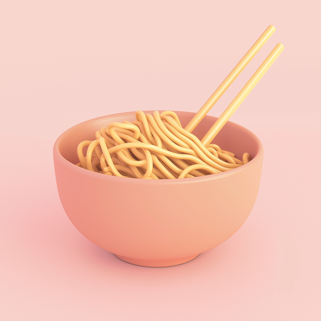 Minimalist Noodle Bowl