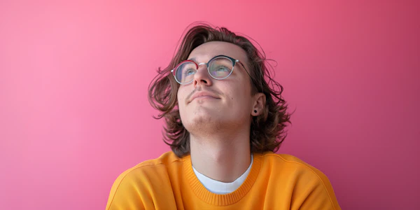 Portrait of a Smiling Young Person