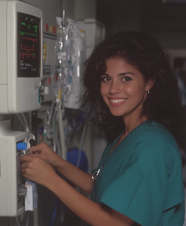 Healthcare Professional in Clinical Setting