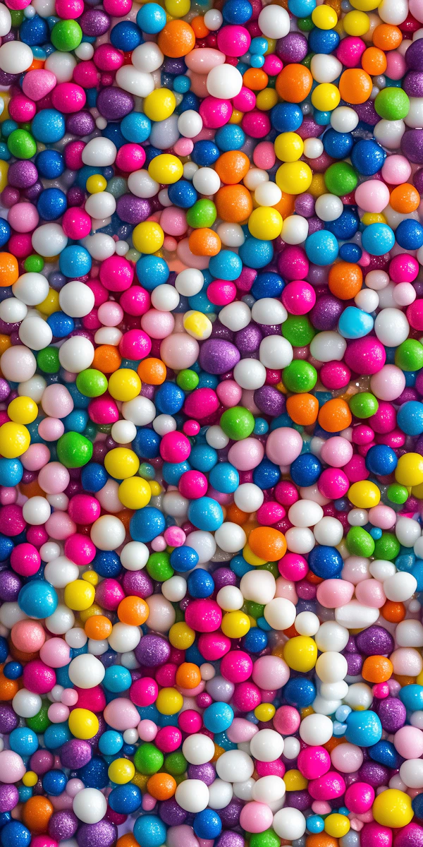 Colorful Beads Close-Up