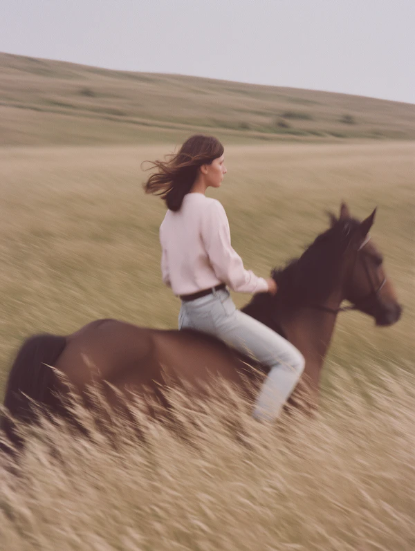 Horseback Riding Scene