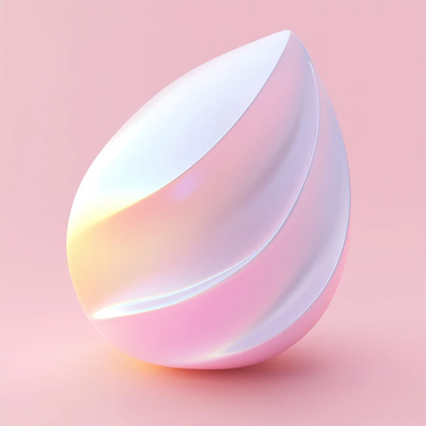 Abstract Teardrop Design