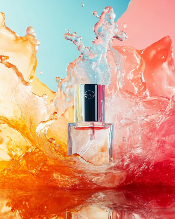 Vibrant Perfume Bottle