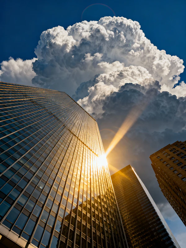 Urban Skyline Drama