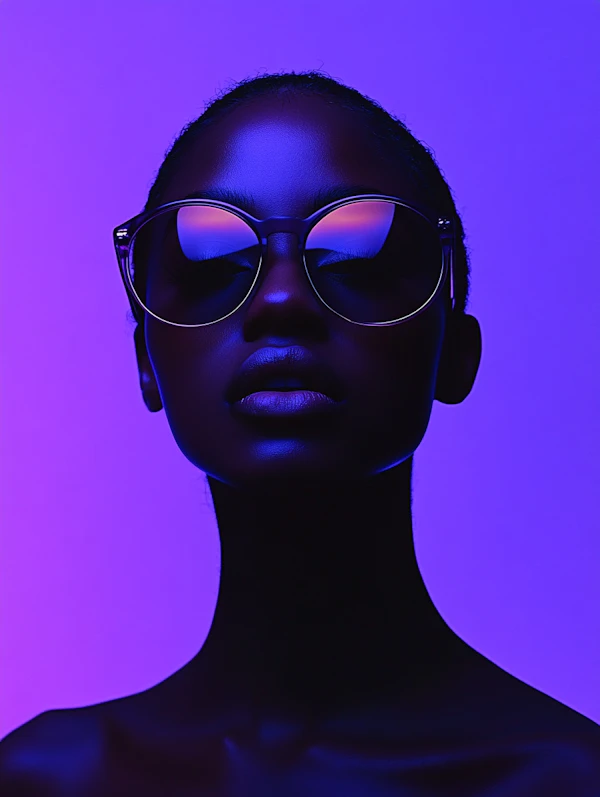 Futuristic Woman Portrait