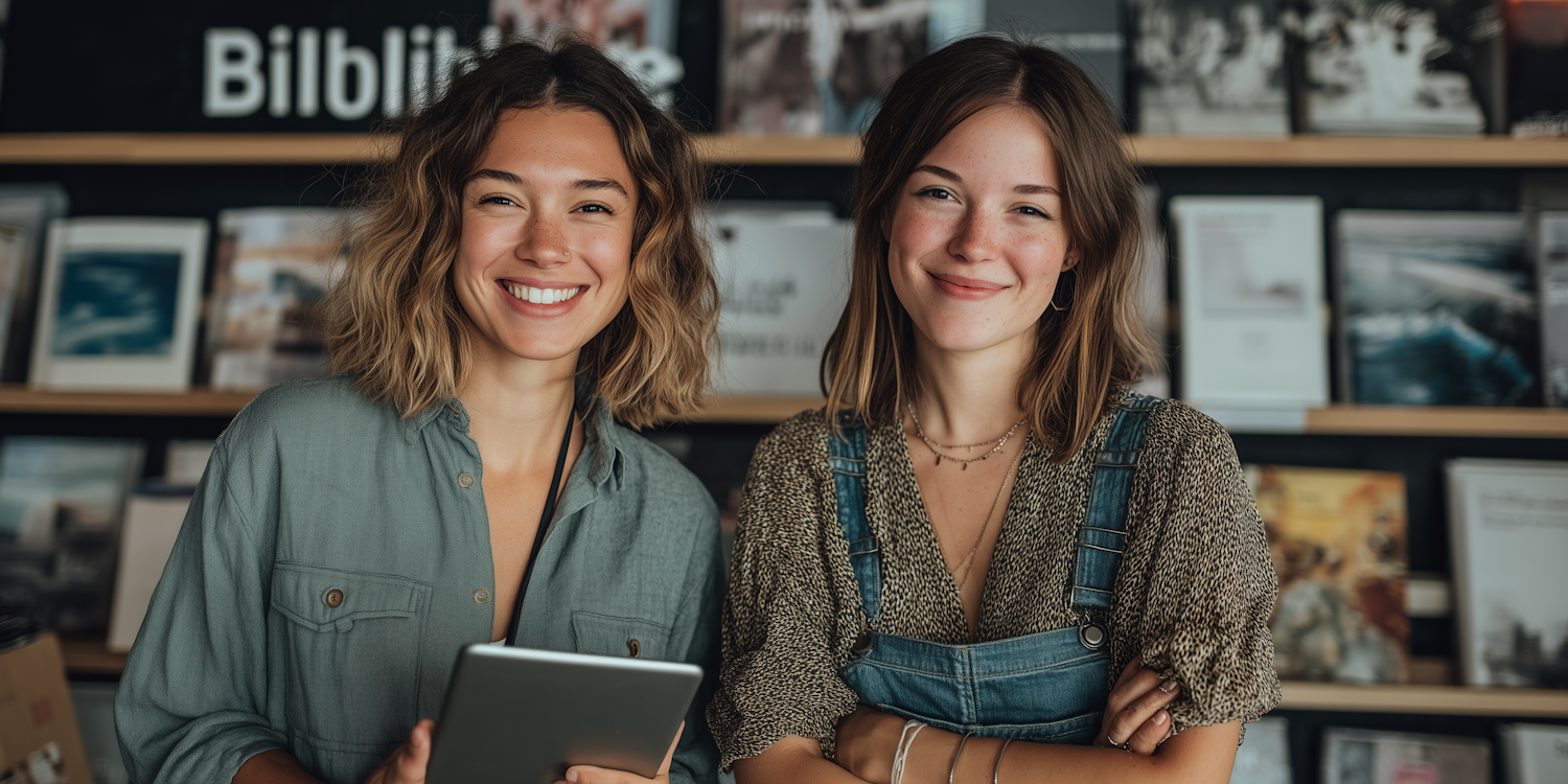 Women in Bookstore
