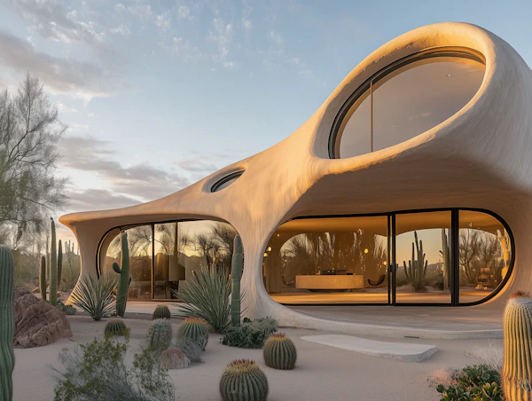 Futuristic Desert Home