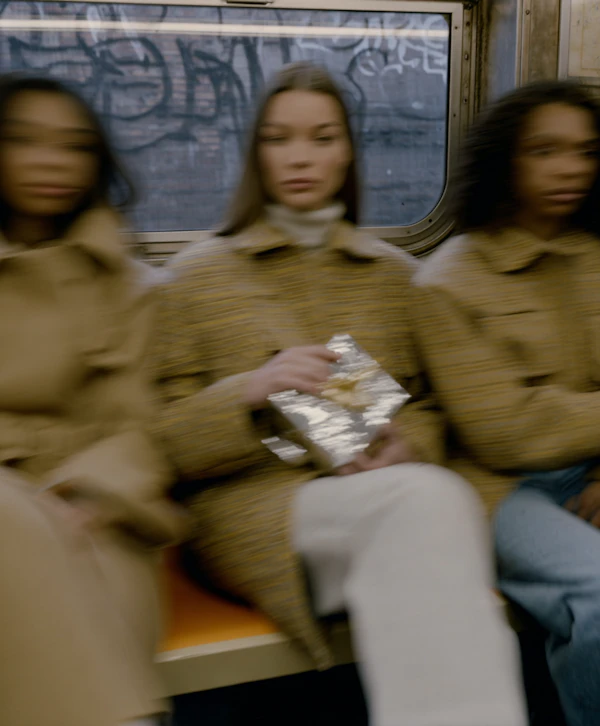 Subway Scene with Trio