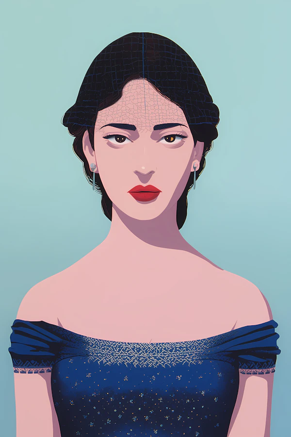 Serene Woman Portrait