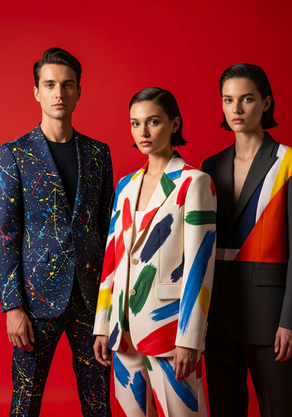 Avant-Garde Fashion Trio
